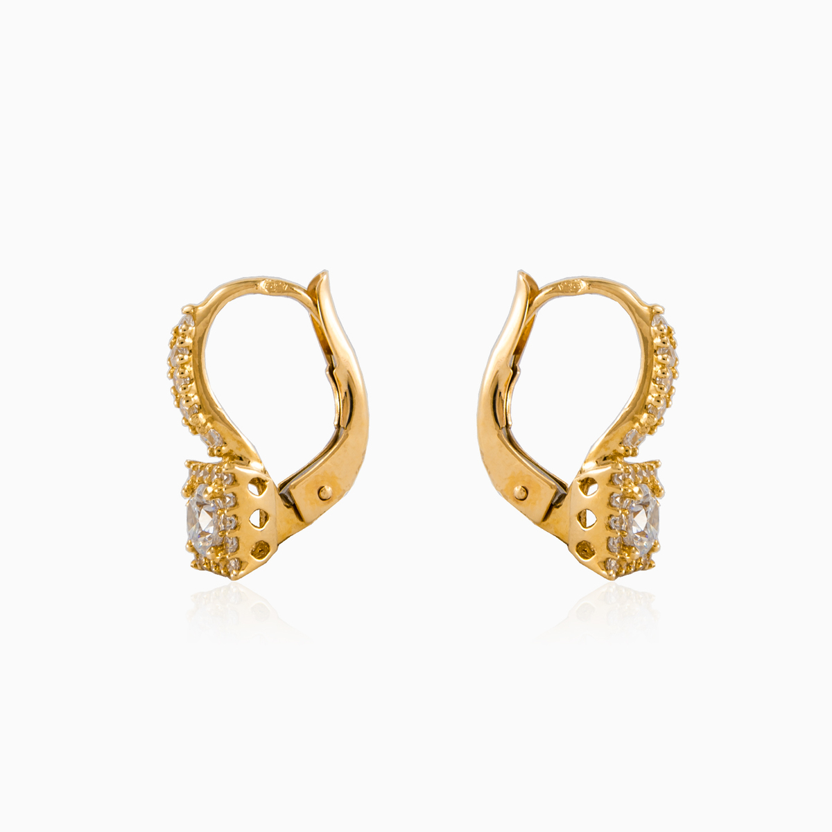 Boucles d'oreilles carrées femme Boucles d'oreilles Royal N.2