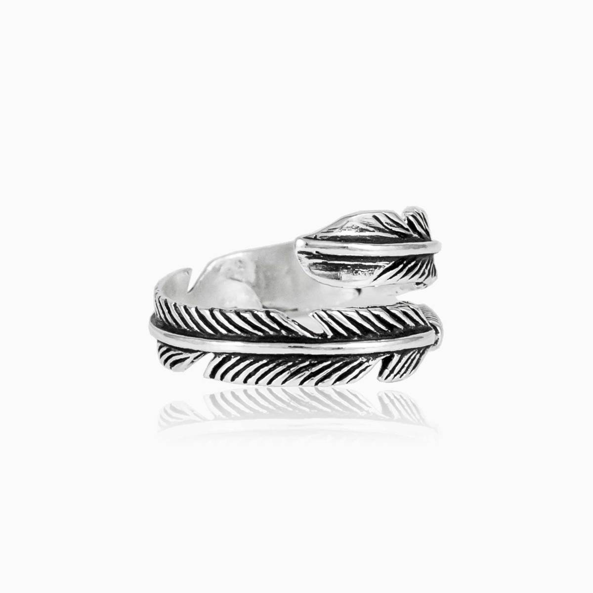 Bague à plumes unisex Bagues Simbólico N.2