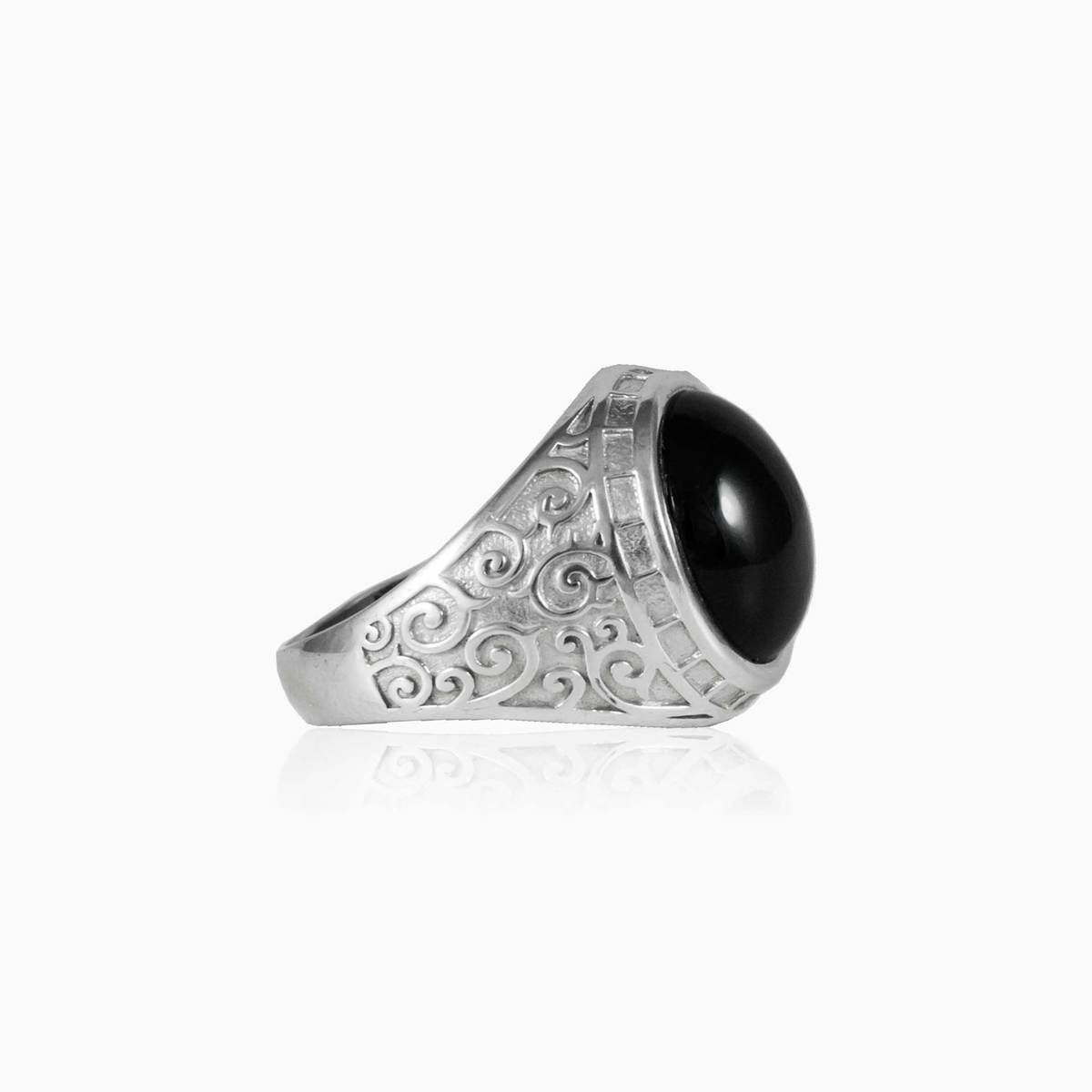 Orientalisches Onyx Auge unisex Ringe Palmyra N.2
