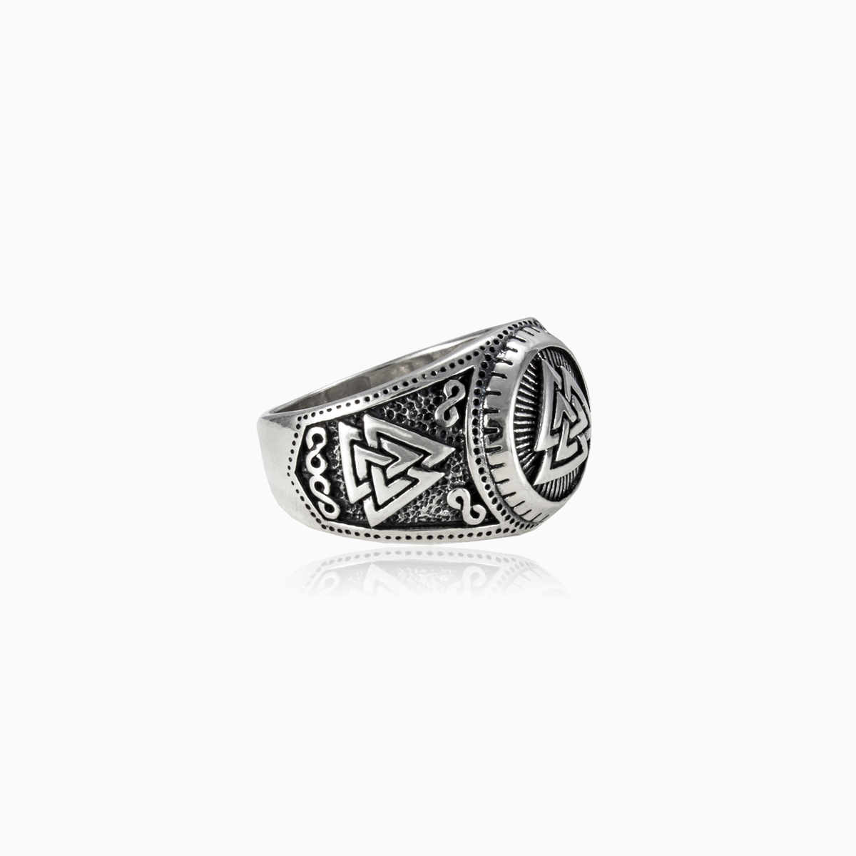 La bague de Valknut homme Bagues Simbólico N.2