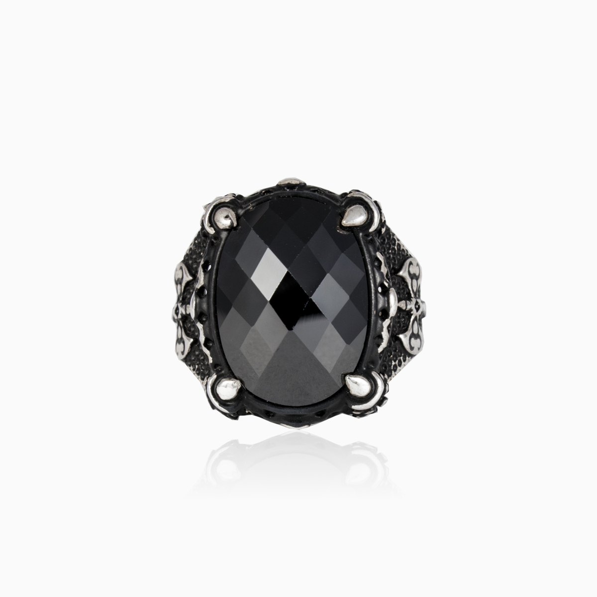 Bague à quatre griffes homme Bagues Detallado N.1