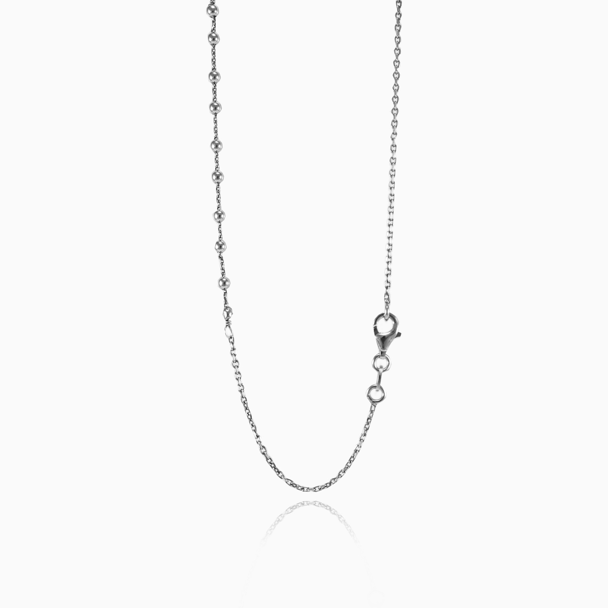 Silver rosary necklace woman Necklaces Santa Croce N.2