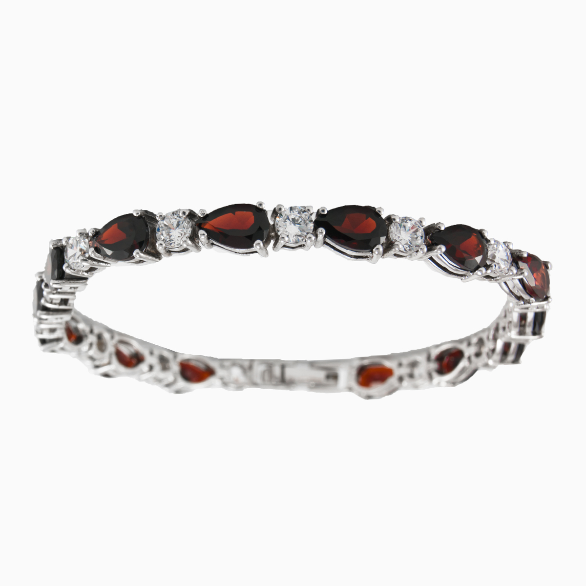 Náramek s granátem  ve tvaru kapky dámské Náramky Colorino N.1