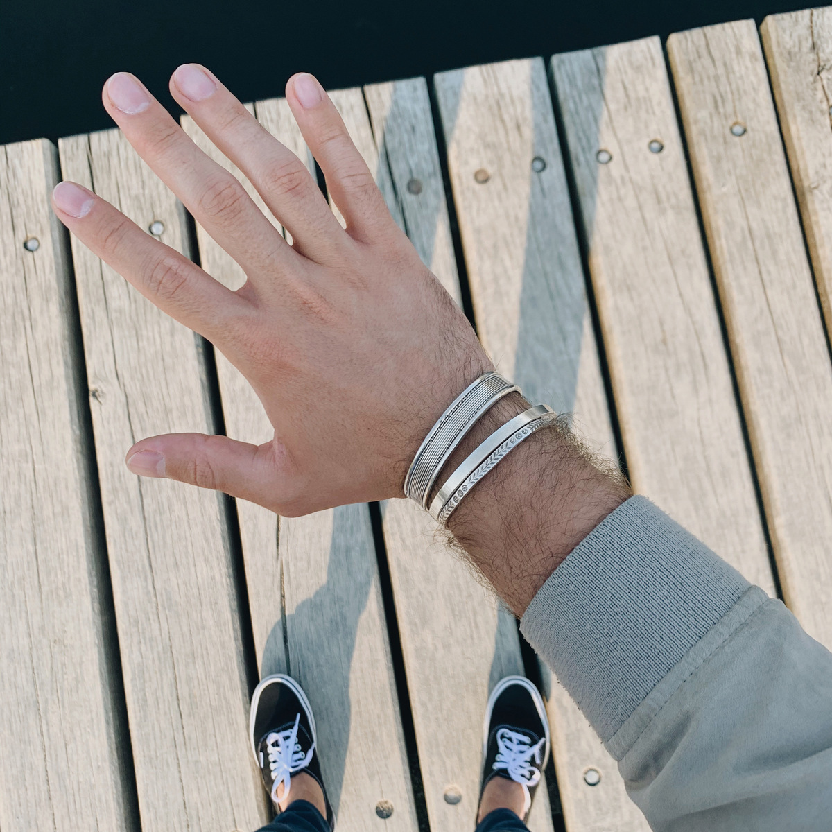 Manchette simple  unisex Bracelets Rustico N.4