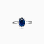 Simple sapphire ring woman Rings Colorino