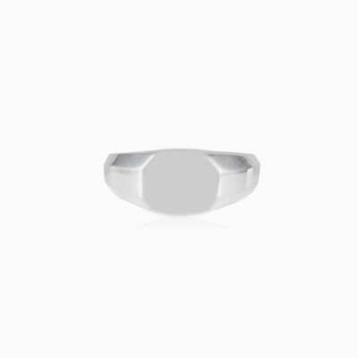 Anillo sencillo de plata hombre Anillos High polished