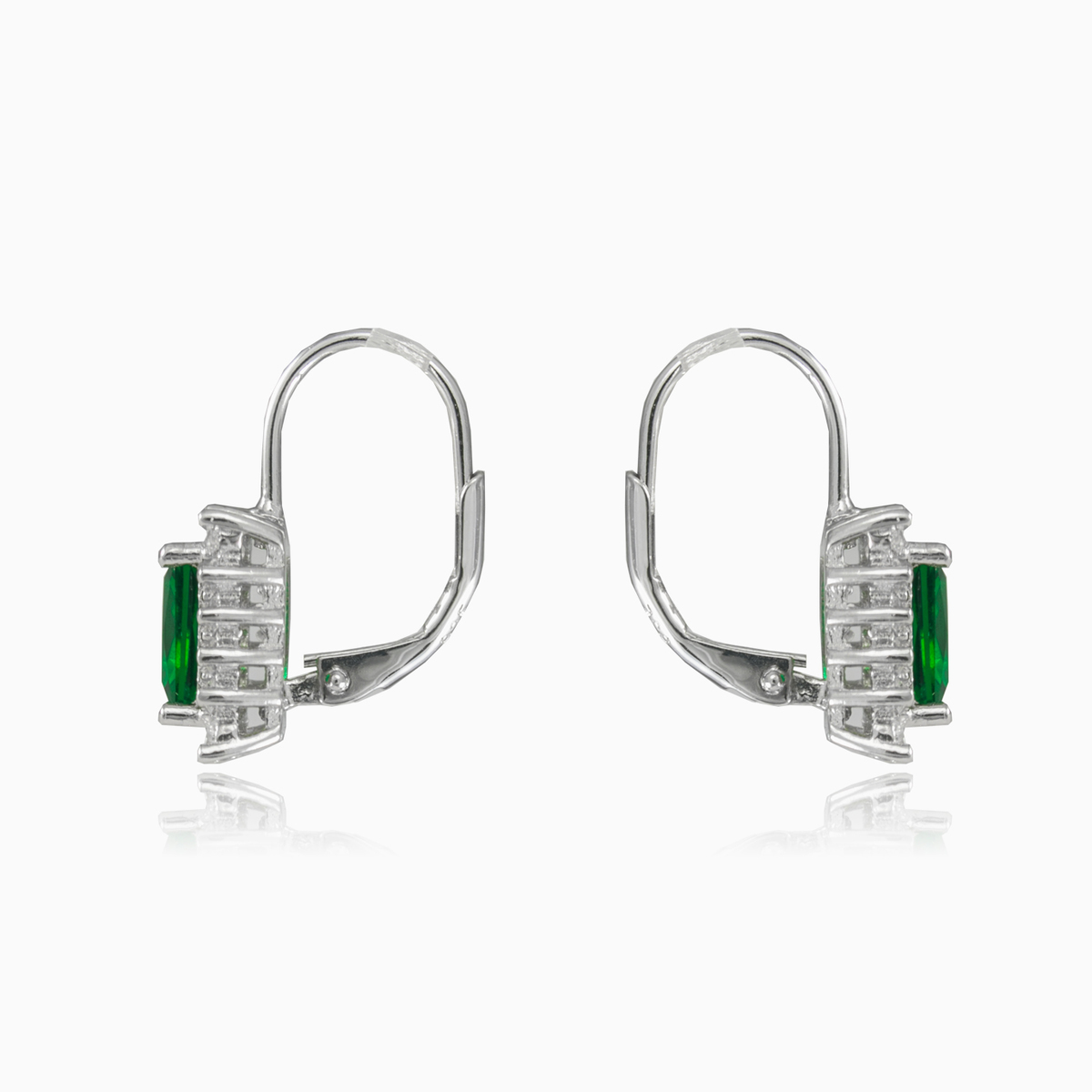 Double halo royal quartz earrings woman Earrings Halo N.2