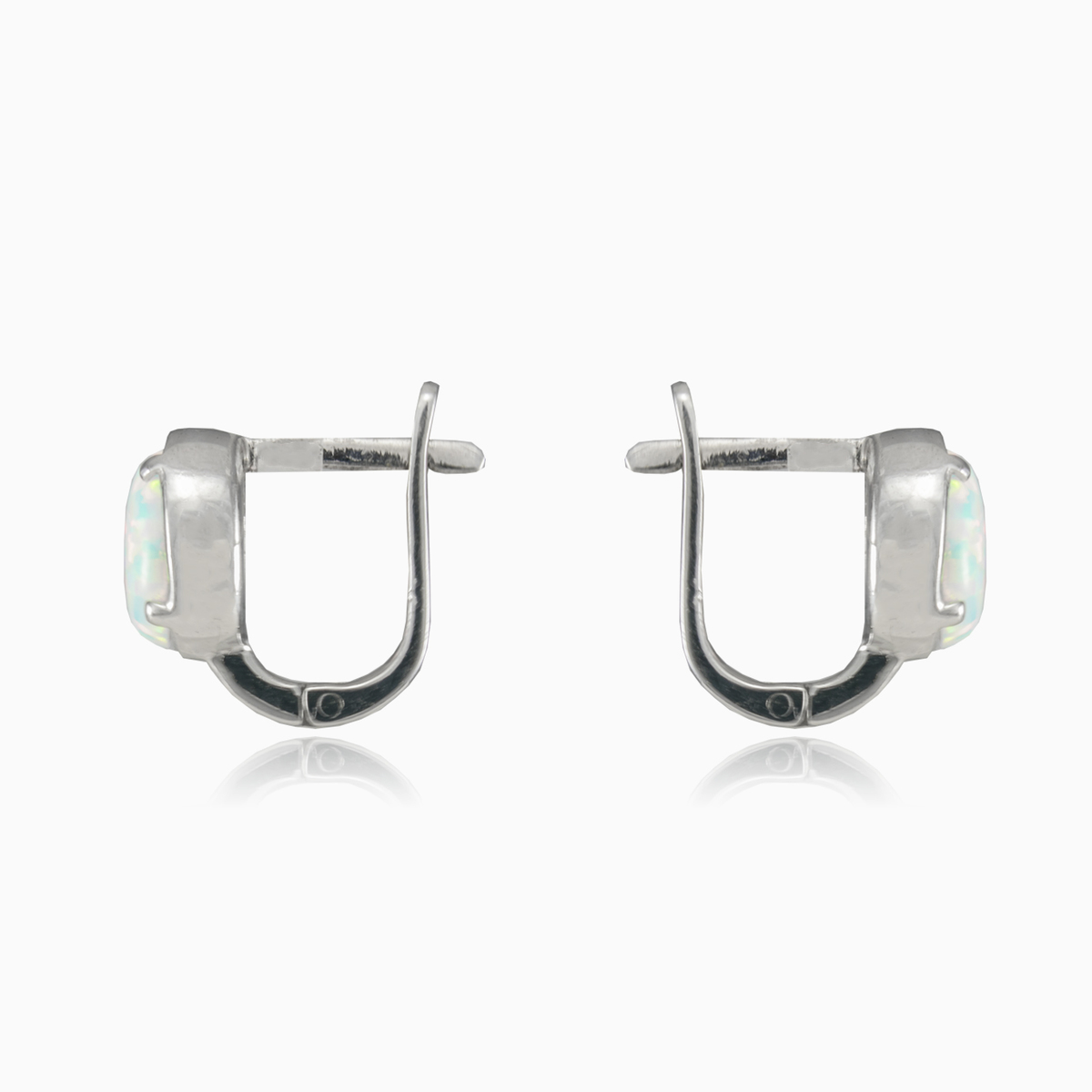 Simple oval opal earrings woman Earrings Colorino N.2