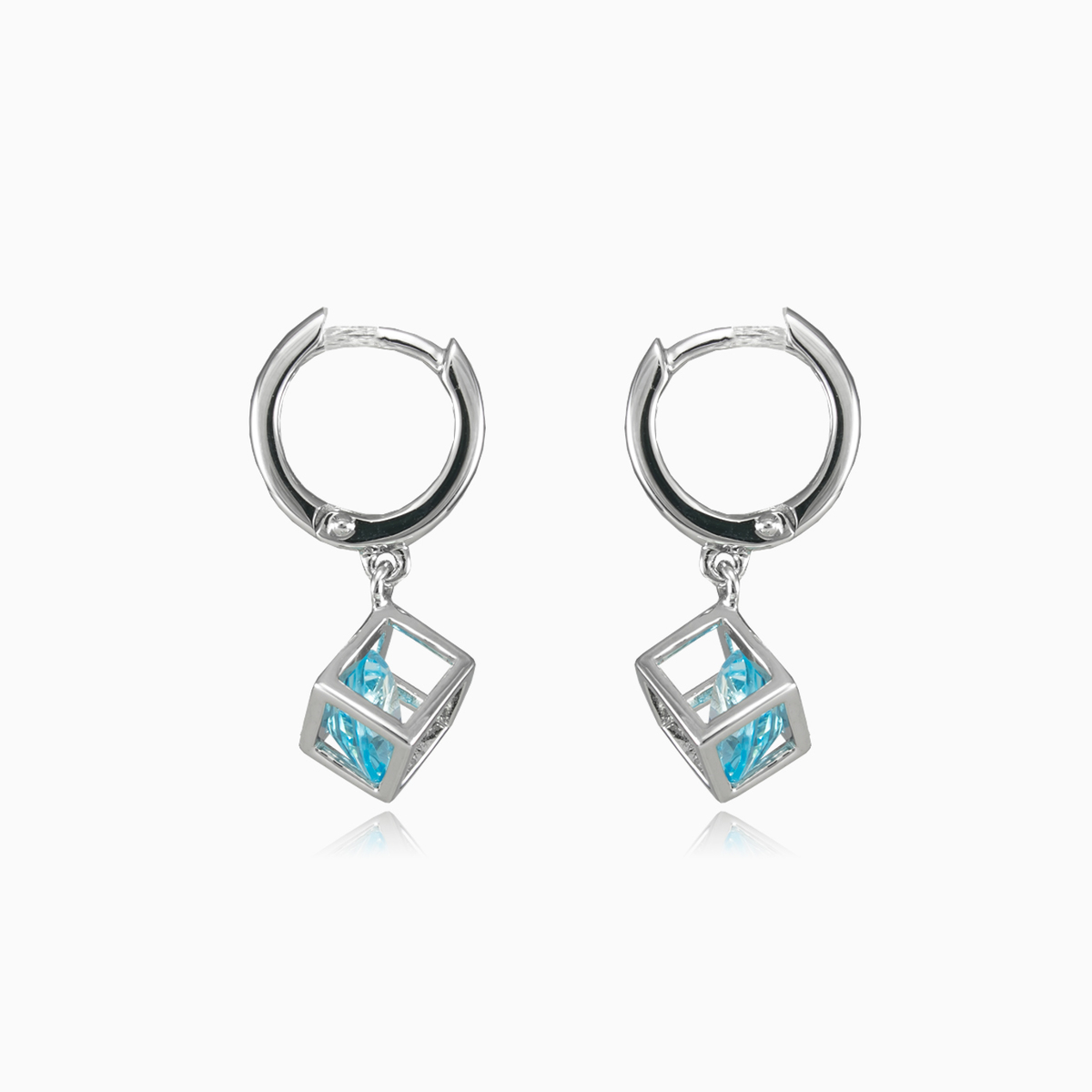 Boucles d'oreilles topaze en boîte femme Boucles d'oreilles Colorino N.2