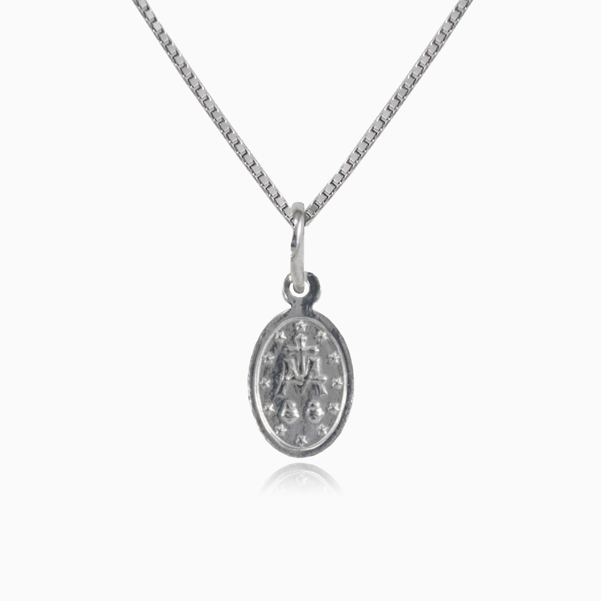 Malý stříbrný přívěsek s Pannou Marií dámské Přívěsky Santa Croce N.2