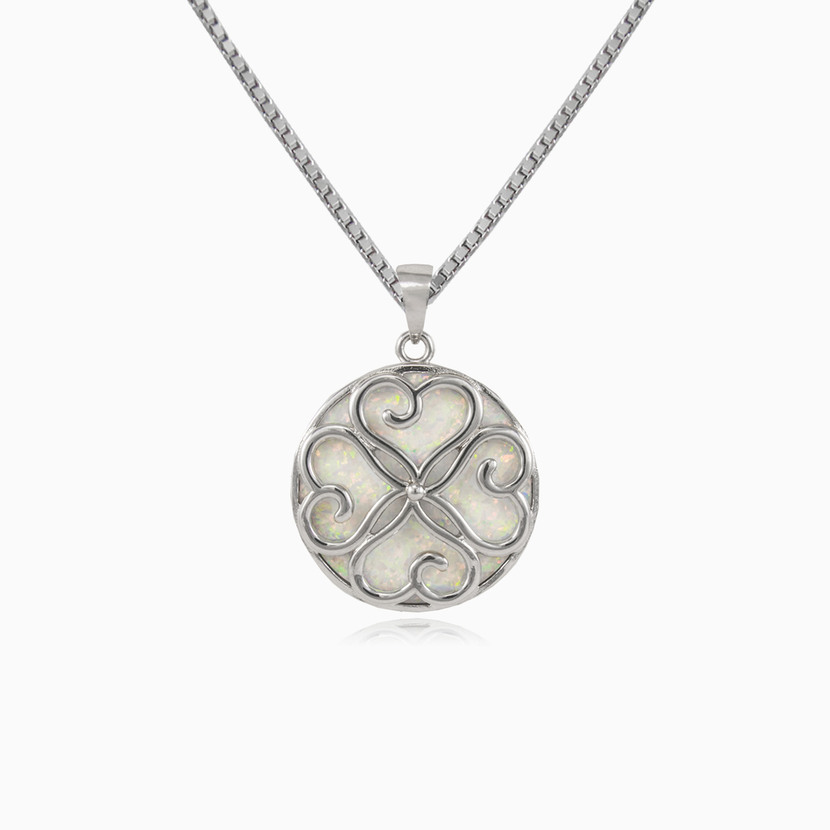 Серебряный кулон 