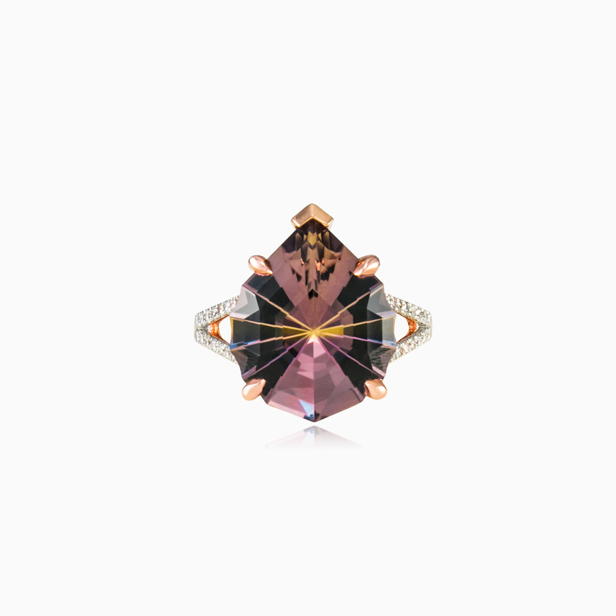Ametrine ring woman Engagement rings Brillantino N.3