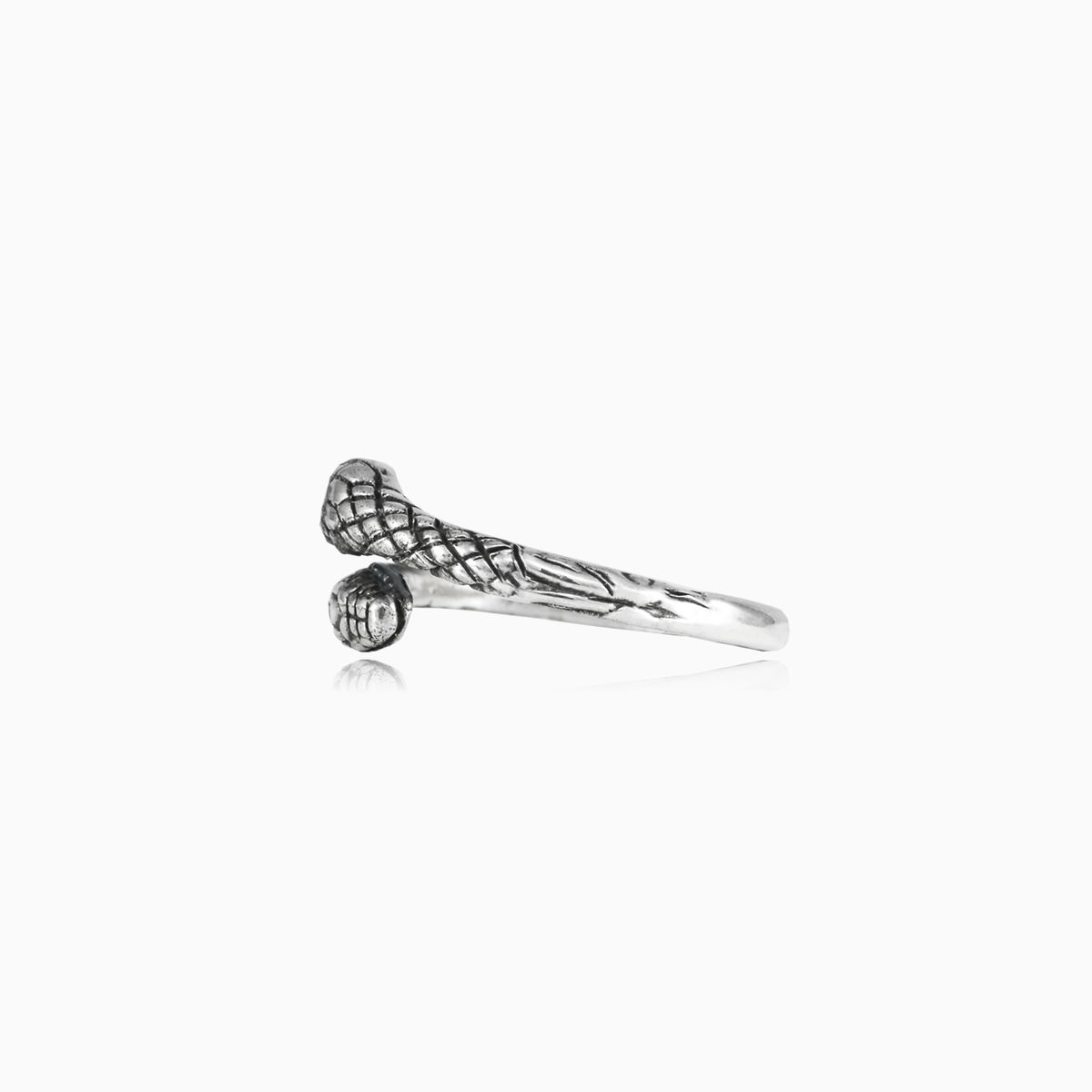 Anillo de serpientes bicéfalas unisex Anillos Animale N.2