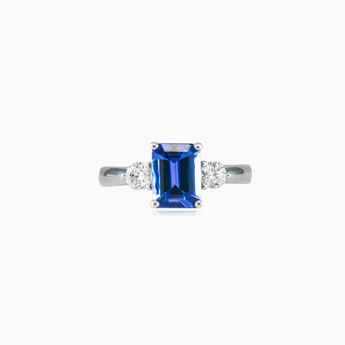 Majestic tanzanite ring woman Engagement rings Brillantino N.1
