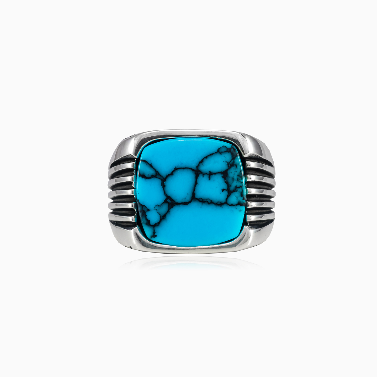 Anillo turquesa retro hombre Anillos Harmony N.1