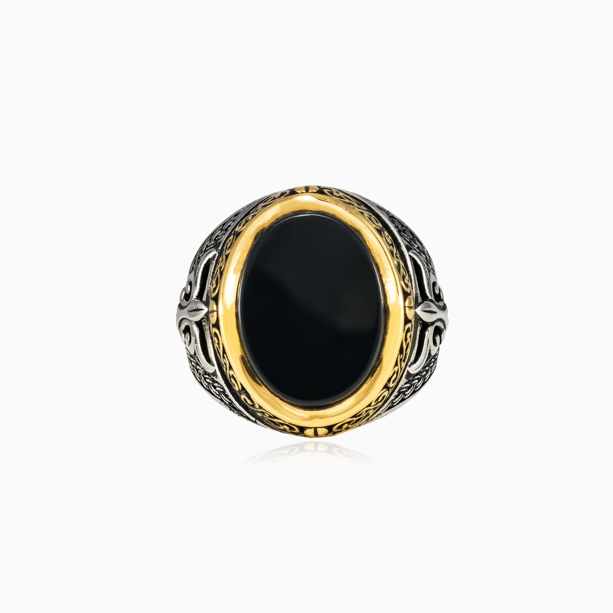 Anillo Palmyra de ónix ovalado hombre Anillos Palmyra N.1