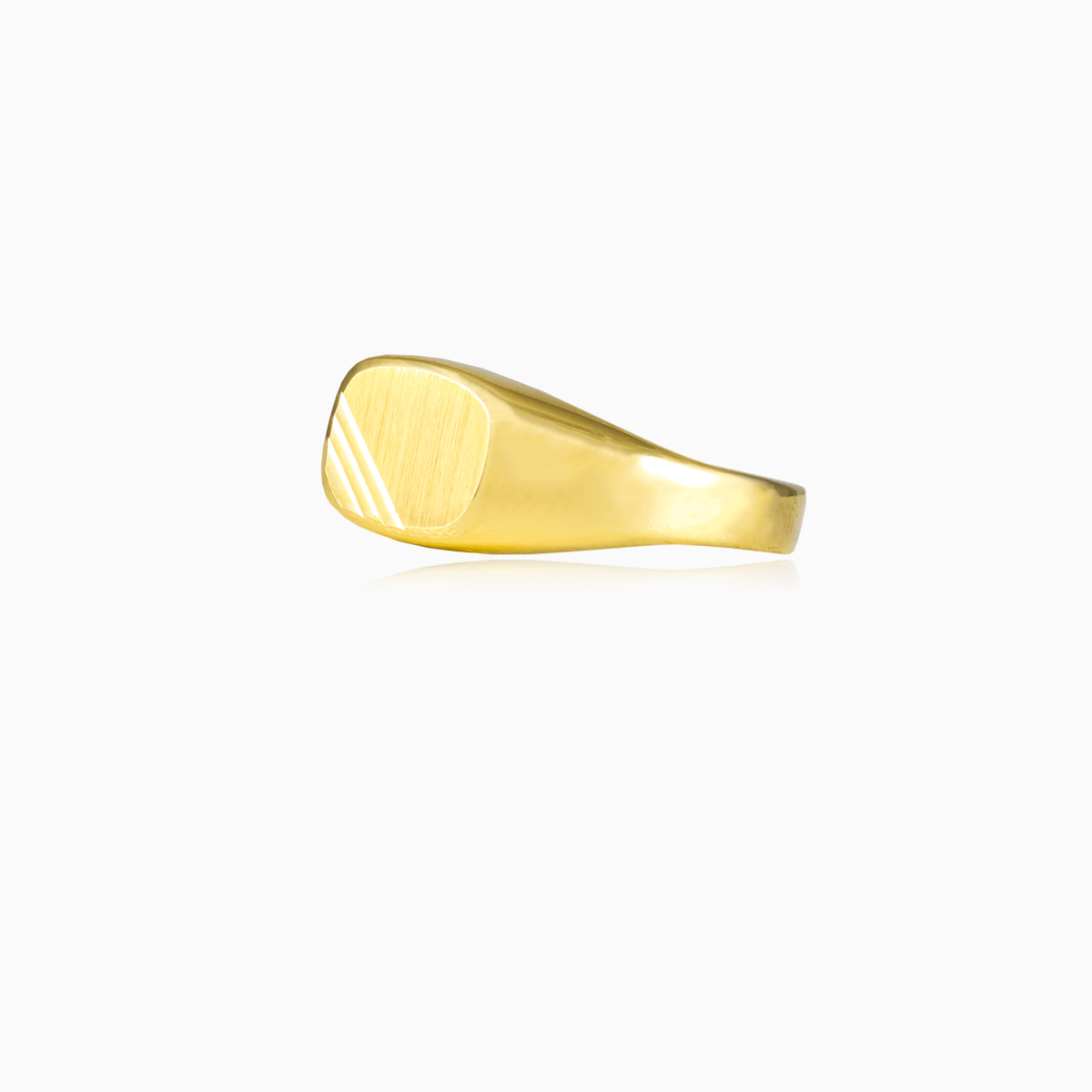 Anillo grabado en oro unisex Anillos Lustrous N.2