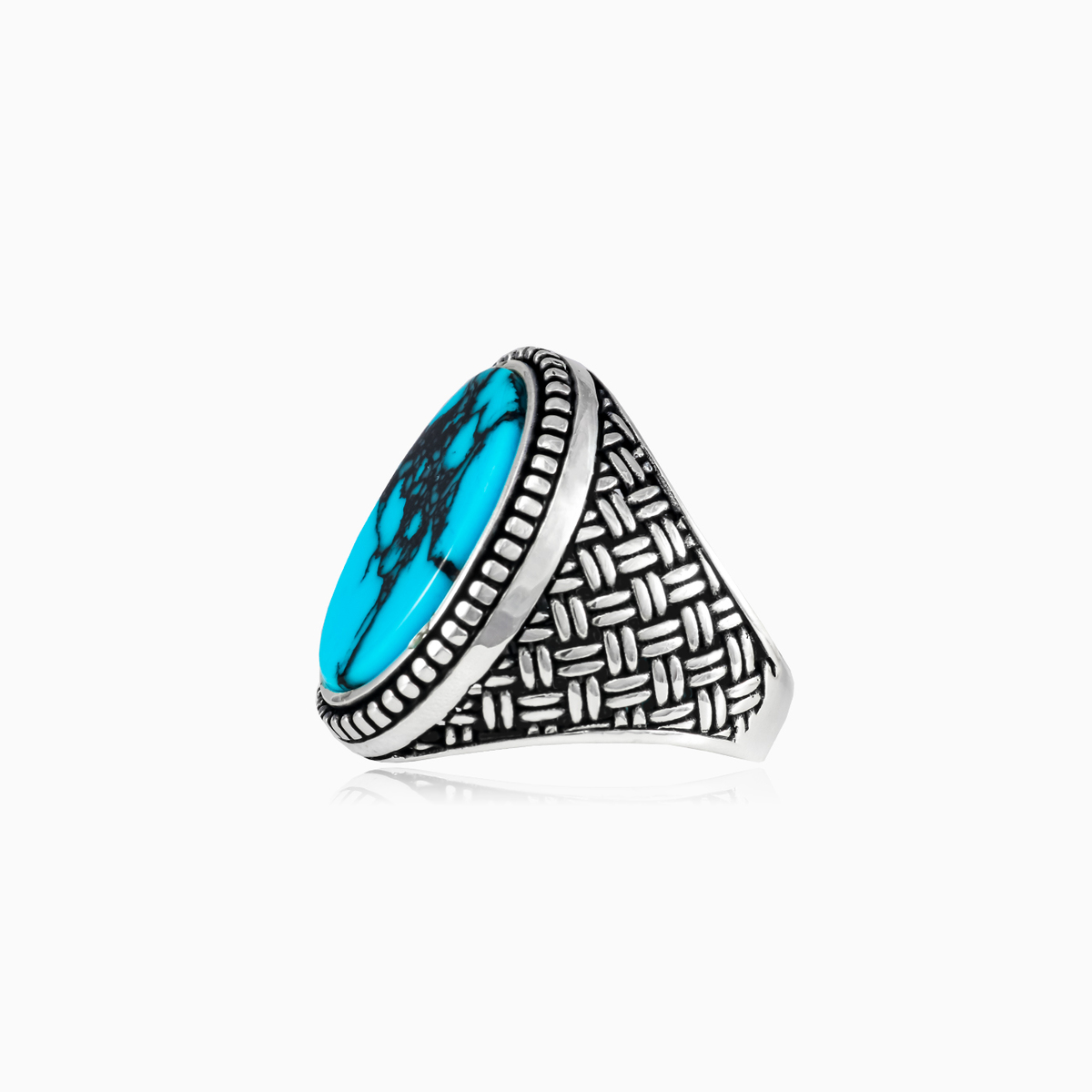 Tyrkysový prsten pánské Prsteny Detallado N.2