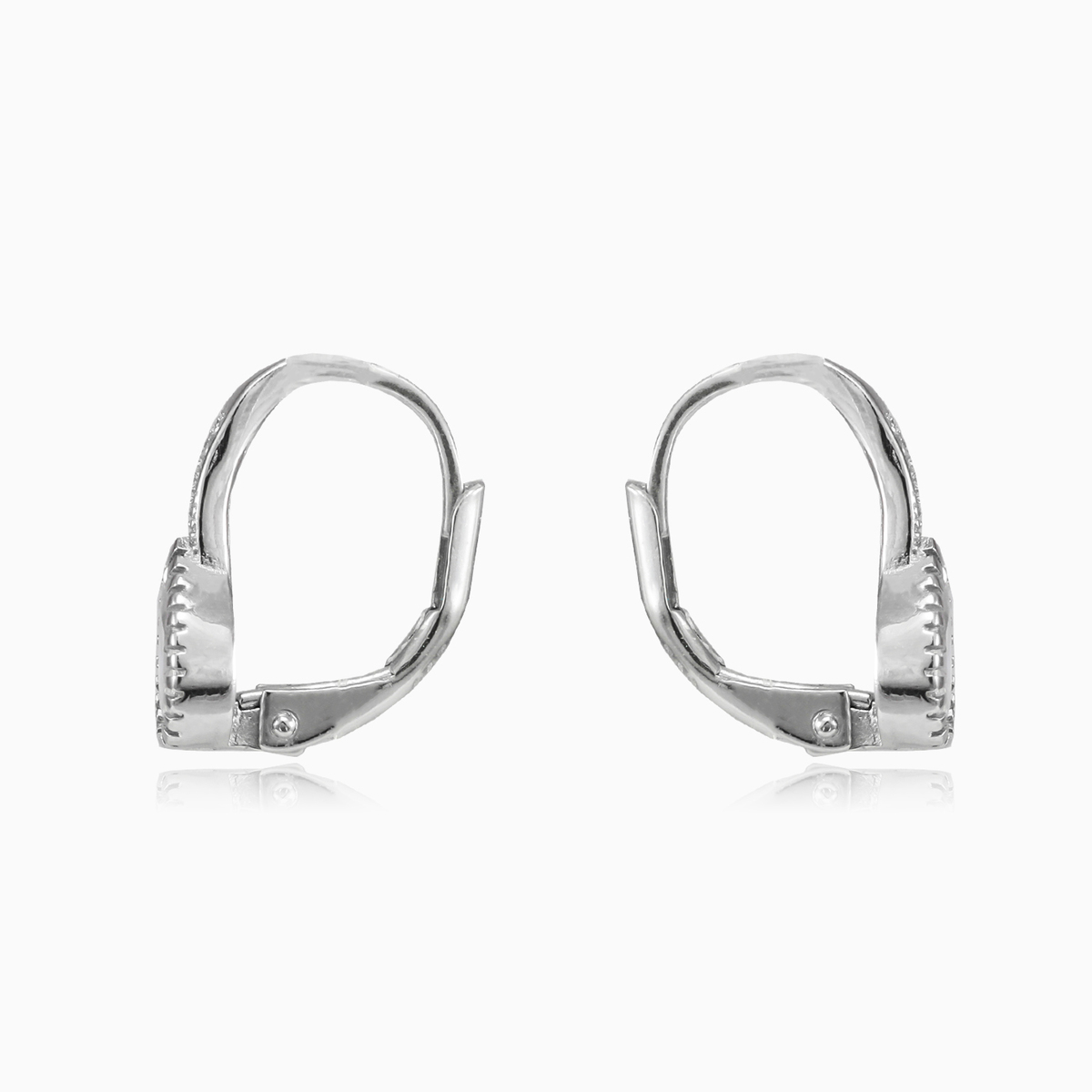 Malé stříbrné náušničky ve tvaru slzy  dámské Náušnice Bambine N.2