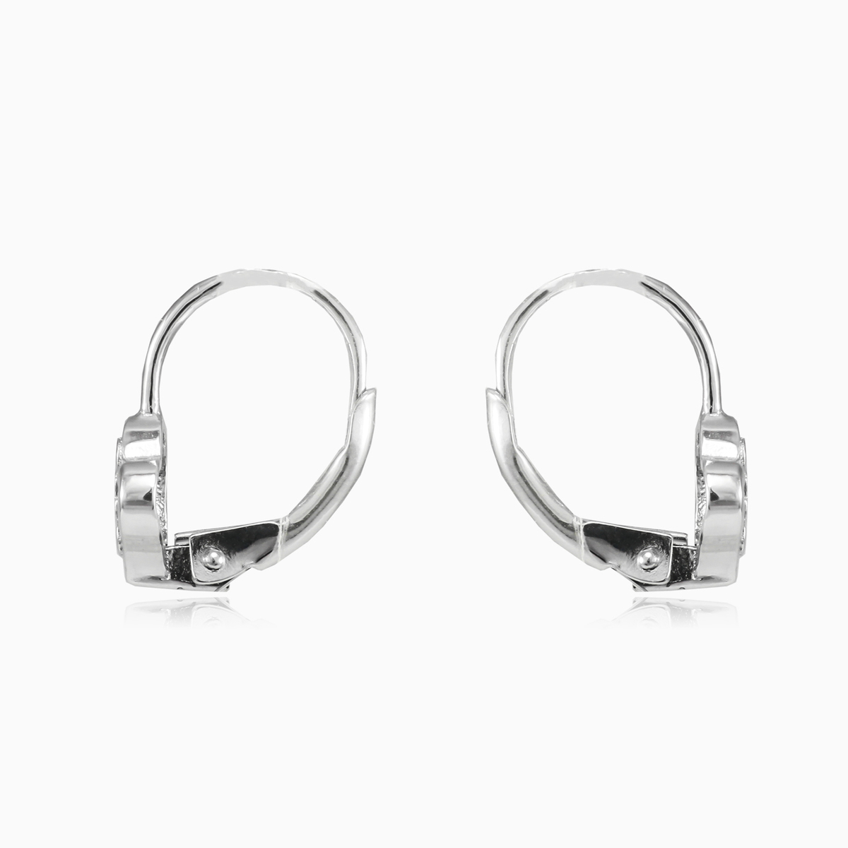 Náušnice s čirými krystaly - srdíčka dámské Náušnice Bambine N.2