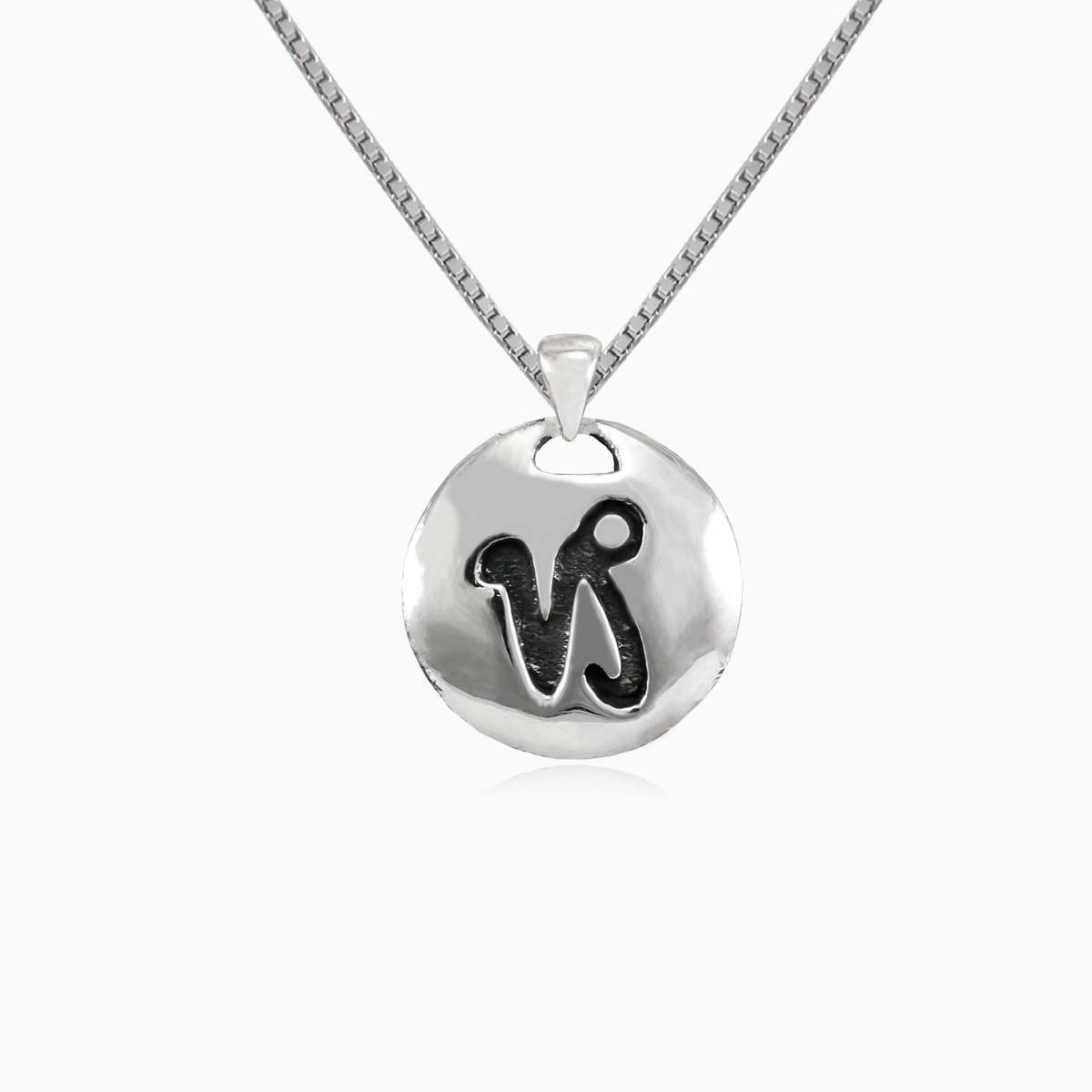 Pendentif Capricorne en argent  unisex Pendentifs signes du zodiaque N.1