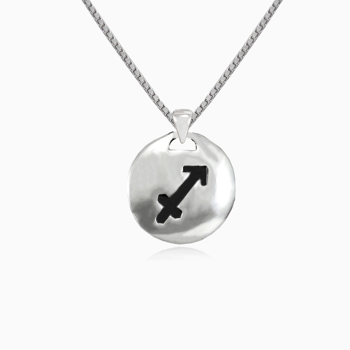 Pendentif Sagittaire en argent  unisex Pendentifs signes du zodiaque N.1