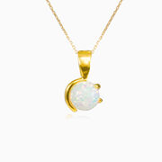 Unique white opal pendant woman Pendants Tinge