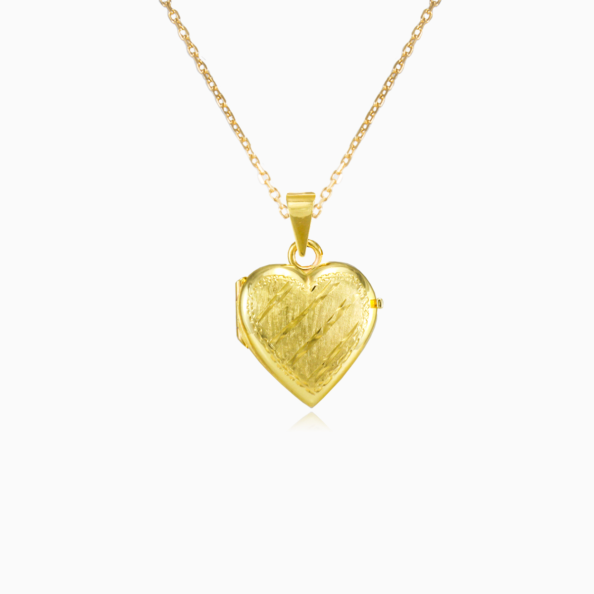 Gold heart locket pendant woman Pendants Lovely N.3