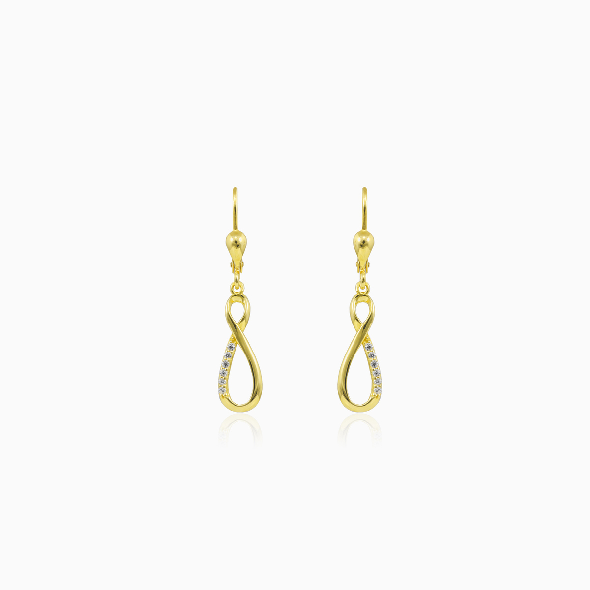 Boucles d'oreilles infini en or femme Boucles d'oreilles Lustrous N.1