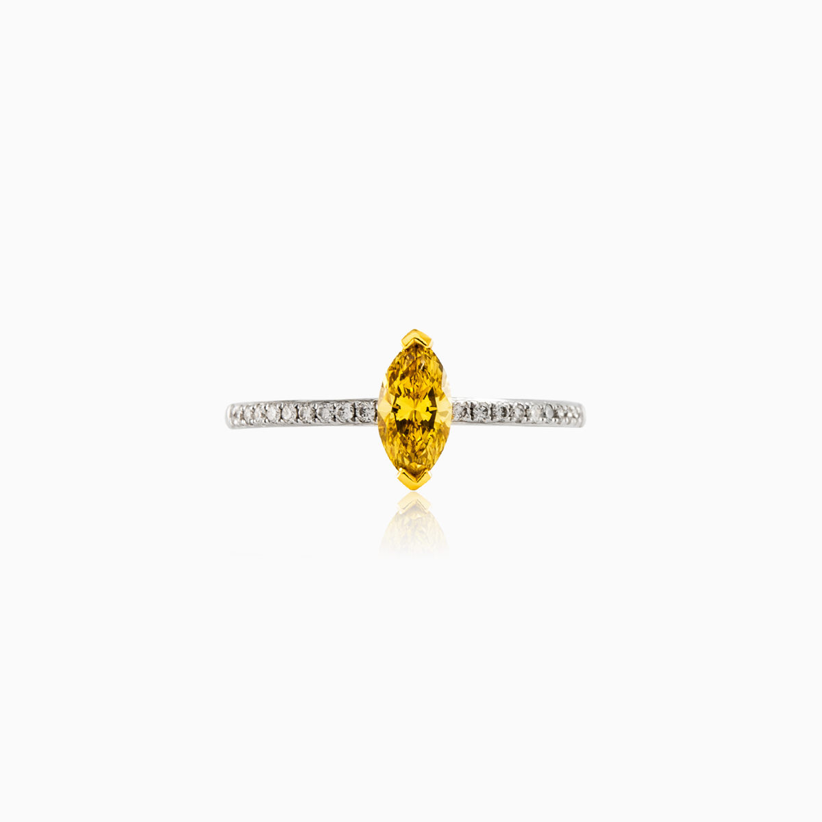 Marquise-cut Yellow Diamond engagement ring woman Engagement rings Brillantino N.1