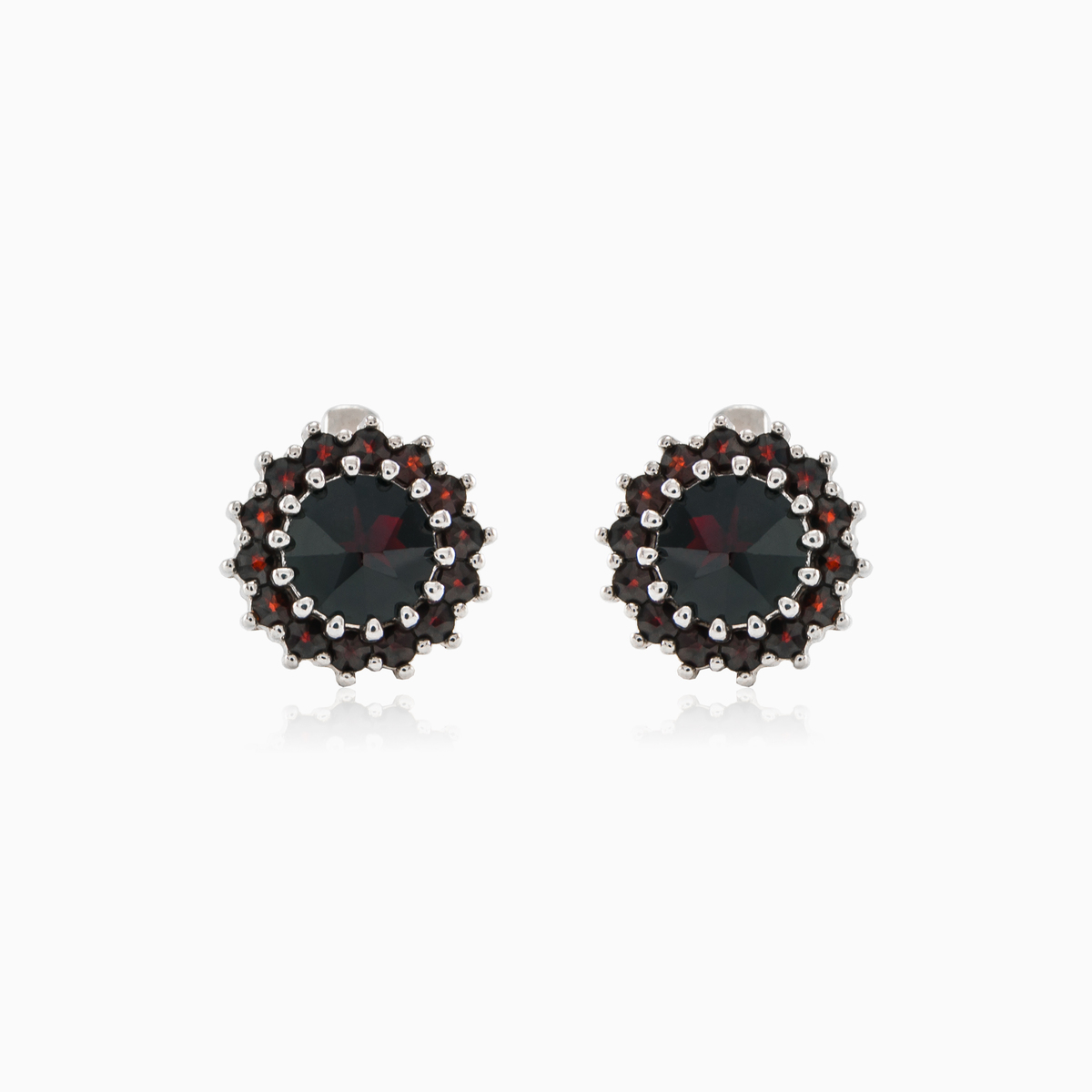 Anemone Garnet earrings woman Earrings Halo N.1