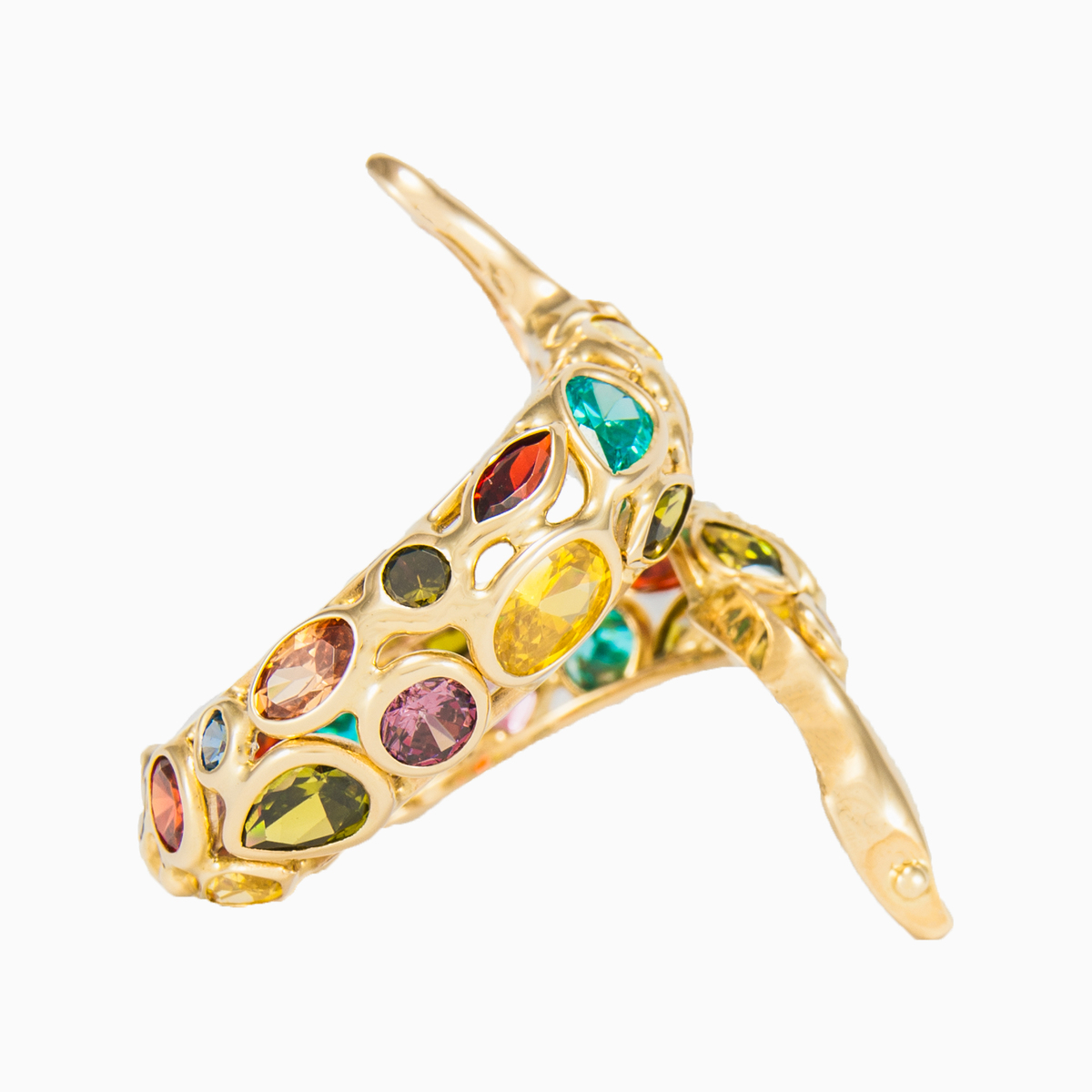 Mosaico gelber Schlangenring Frauen Ringe Mosaico N.2