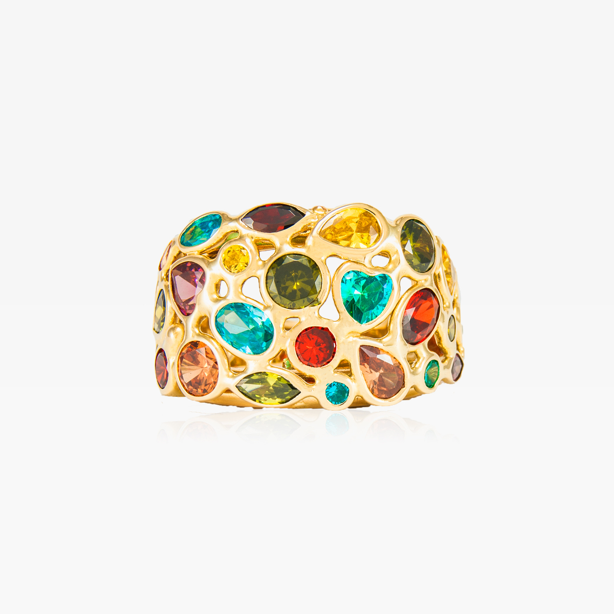 Кольцо MOSAICO из жёлтого золота Женские Кольца Mosaico N.1