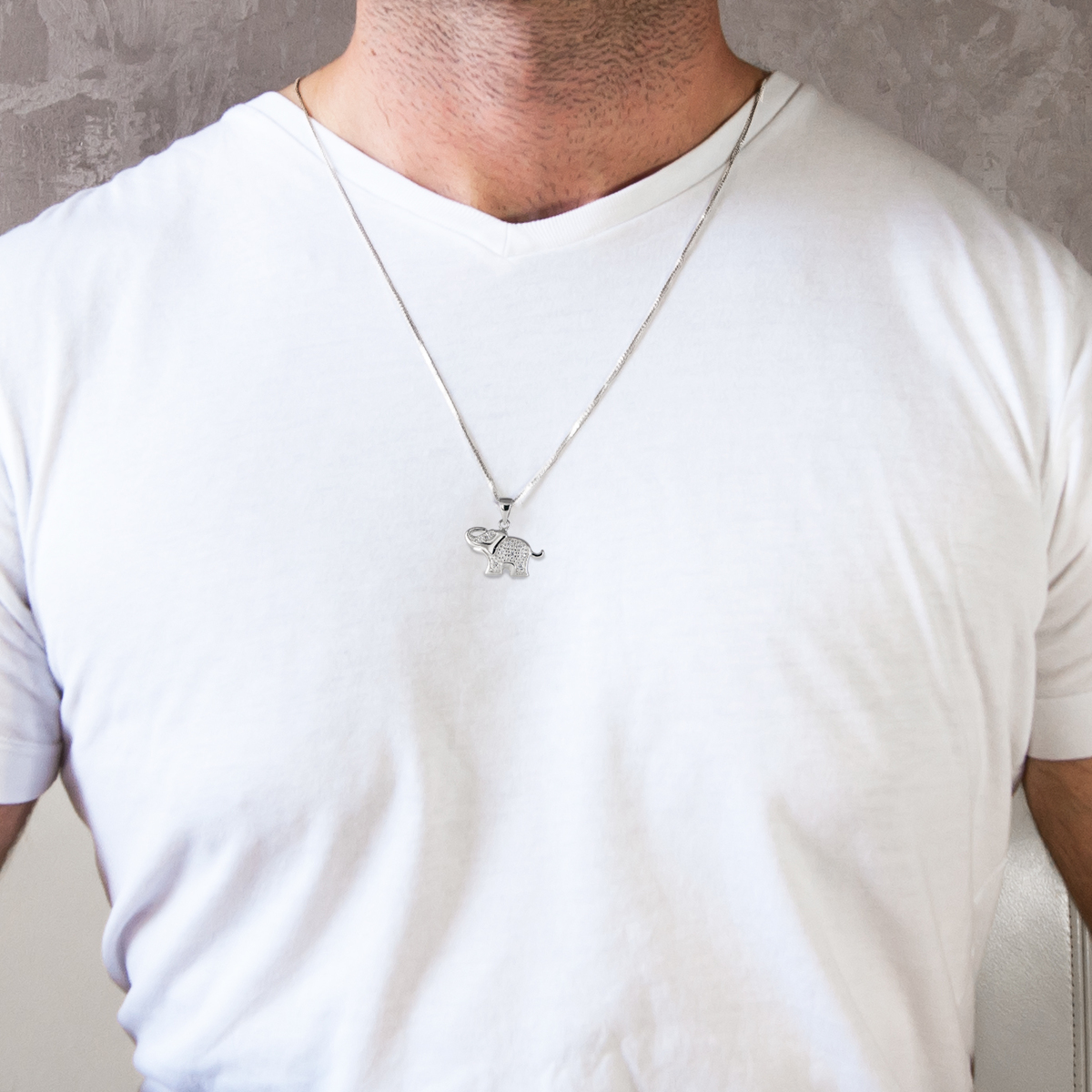 Éléphant chanceux unisex Pendentifs Animale N.3