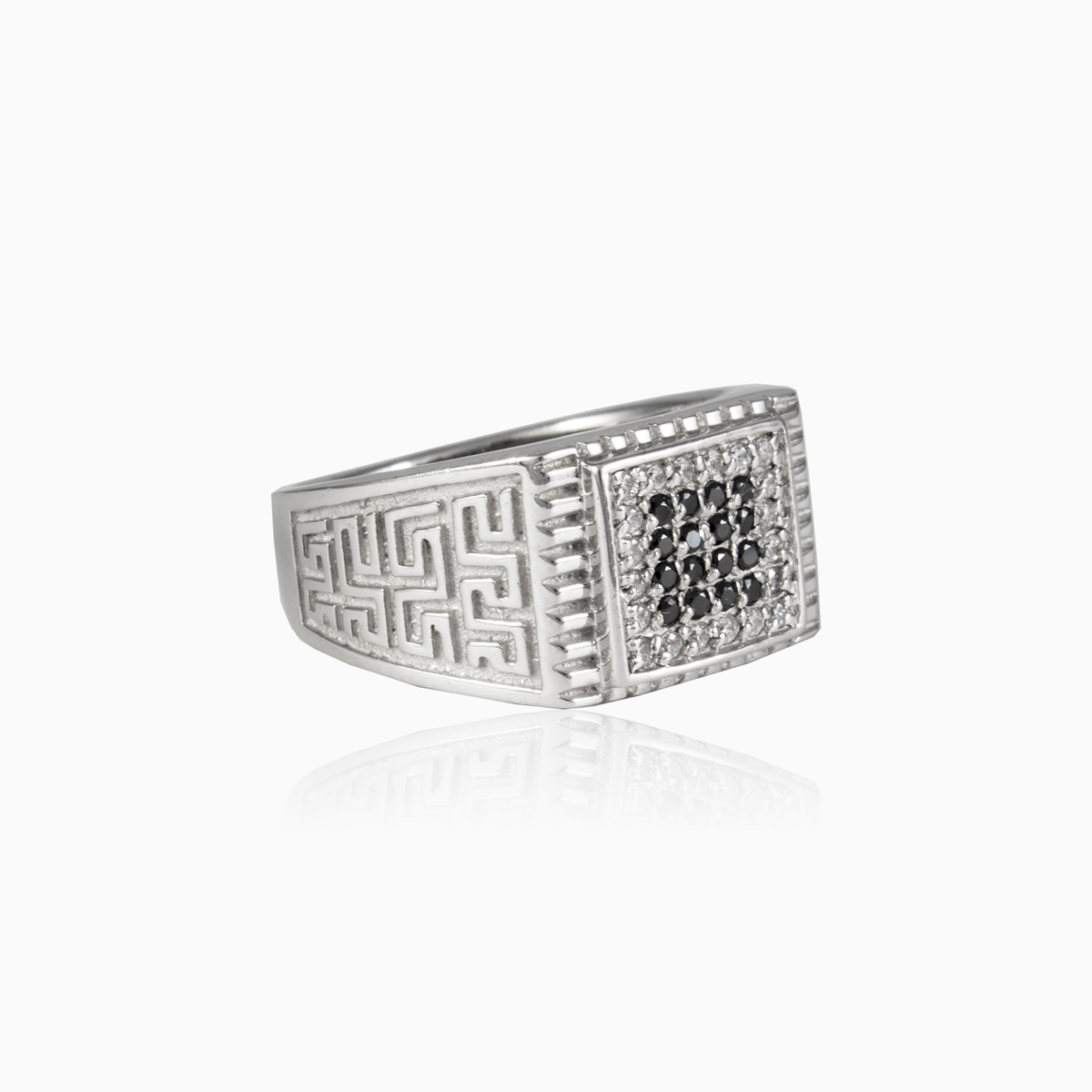 Bague de spinelle carrée homme Bagues Hellas N.2
